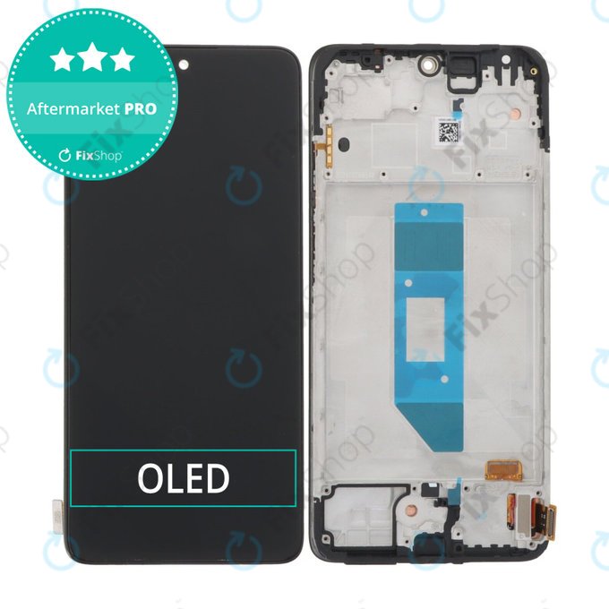 Xiaomi Redmi Note 14 Pro 4G 24116RACCG - Écran LCD + Écran tactile + Cadre (Midnight Black) OLED