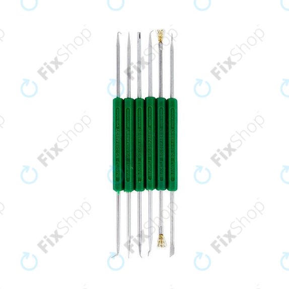 Baku BK-120 - Outils de réparation de PCB et de nettoyage de circuits intégrés (6 pièces)