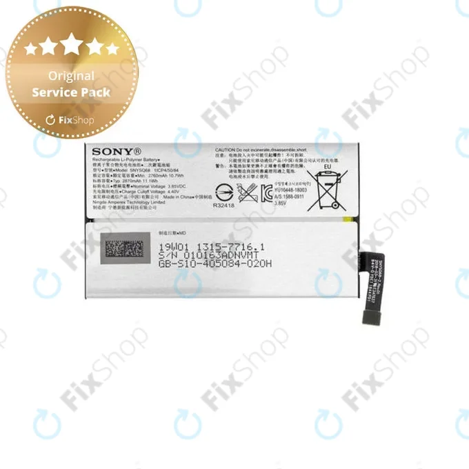 Sony Xperia 10 - Batterie SNYSQ68 2870mAh - 1315-7716 Genuine Service Pack