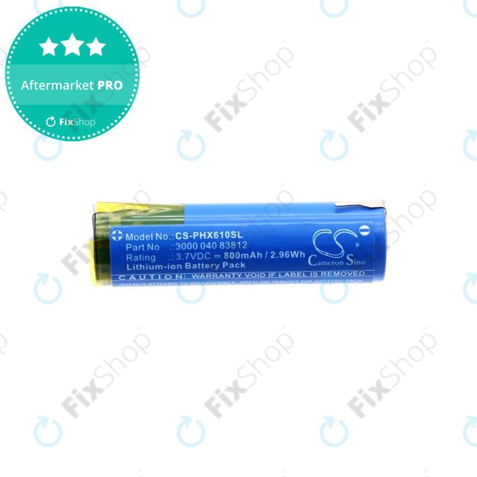 Batterie pour Oral-B Genius X, Philips HX6100 Series, 800mAh, Li-Ion, 3.7V, 3000 040 83812, HQ