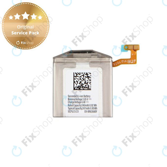 Samsung Galaxy Watch 3 41 mm R850, R855, Active2 40 mm R830, R835 - Batterie EB-BR830ABY - GH43-04968A Pack de service d'origine