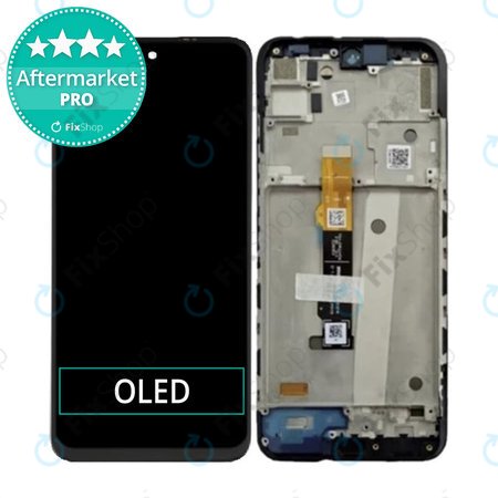 Motorola Moto G71 XT2169 - Écran LCD + Écran Tactile + Cadre (Noir Fer) OLED