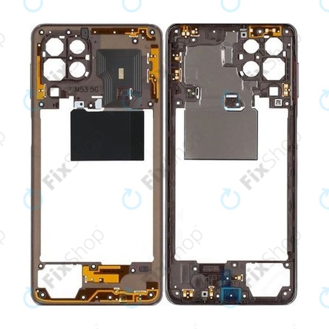Samsung Galaxy M53 5G M536B - Cadre central (marron) - GH98-47481B Genuine Service Pack