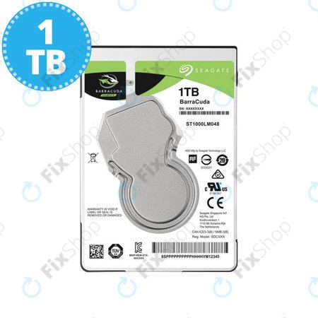 Seagate BarraCuda - Disque dur 2,5" 1 To (5 400 tr/min, cache 128 Mo, SATA3) - ST1000LM048