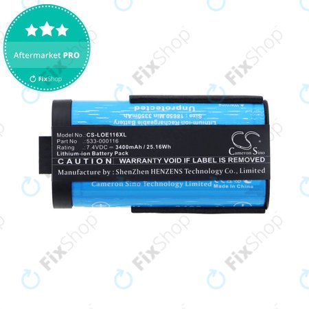 Batterie pour Logitech UE Megaboom, 3400mAh, Li-Ion, 7.4V, 533-000116, HQ