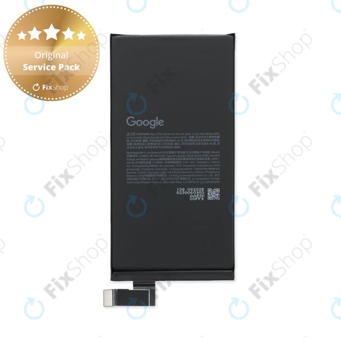 Batterie pour Google Pixel 10 Pro Fold, Flip G3M28, G949-01538-00, Genuine Service Pack
