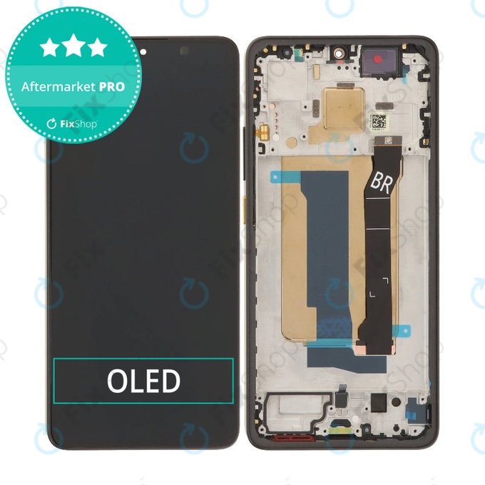 Xiaomi Poco X7 Pro - Écran LCD + Écran tactile + Cadre (Yellow) OLED