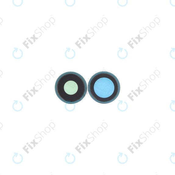 Apple iPhone 16, 16 Plus - Cadre d'objectif de caméra arrière (Teal) - 2pcs