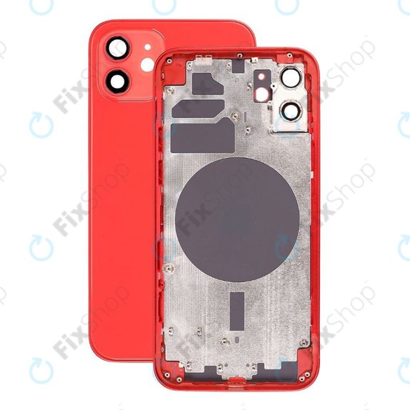 Apple iPhone 12 - Boîtier arrière (Rouge)