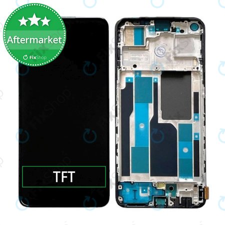 Realme 9 Pro Plus RMX3392 RMX3393 - Écran LCD + Écran tactile + Cadre (Noir minuit) TFT