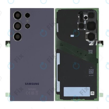 Samsung Galaxy S24 Ultra S928B - Cache batterie (Titanium Violet) - GH82-33349D Genuine Service Pack