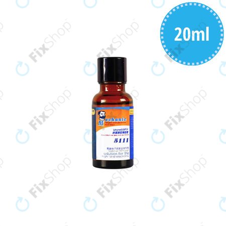 Mechanic 5111 - Dissolvant de colle pour vitre arrière (iPhone 8 - 14 Pro Max) - 20 ml