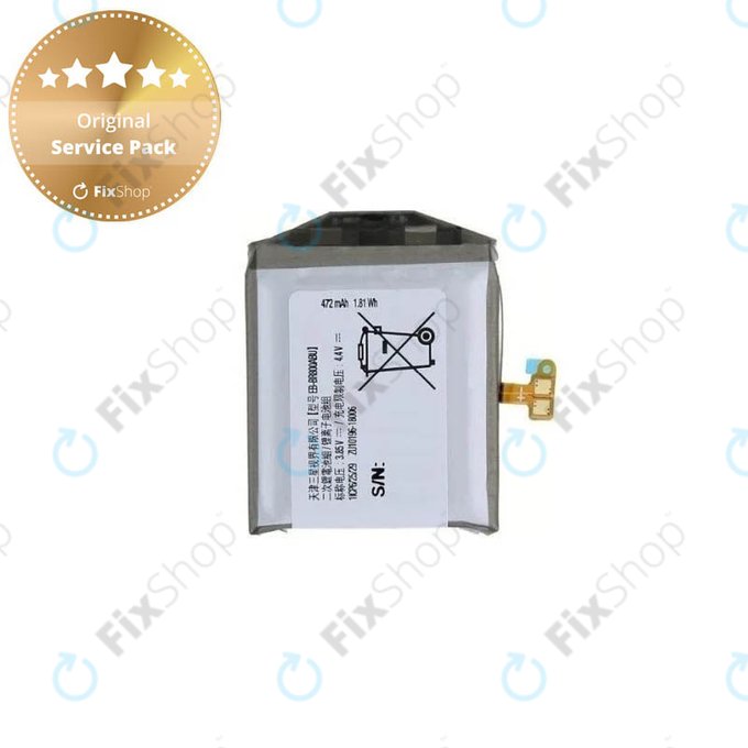 Samsung Galaxy Watch 46 mm R800 - Batterie EB-BR800ABU 472 mAh - GH43-04855A Genuine Service Pack