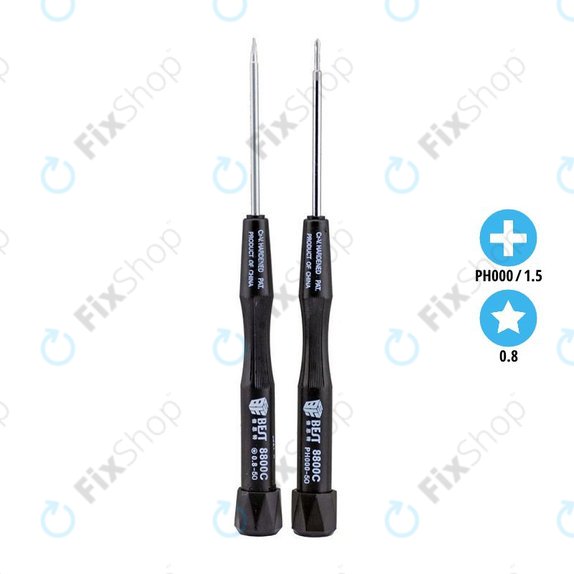 Best 8800C - Tournevis - Pentalobe PL1 (0,8 mm) + Phillips PH000 (1,5 mm)
