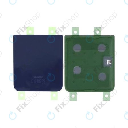 Samsung Galaxy Z Flip 4 F721B - Cache batterie B/G (bleu marine) - GH82-29654D, GH82-29654E Genuine Service Pack