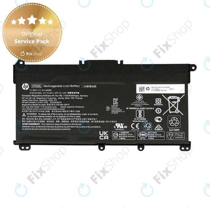 HP 15-da0032nc - Batterie Li-Ion 11.4V 3440mAh - 77052359 Genuine Service Pack