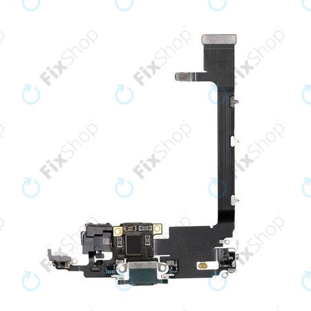 Apple iPhone 11 Pro Max - Connecteur de charge + Câble flexible (Vert)