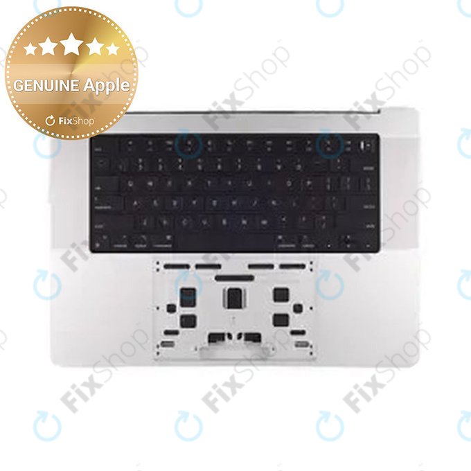 Cadre supérieur clavier pour MacBook Pro 14", A3112 (2024), avec clavier US et batterie, Silver, 661-42513, Genuine Apple