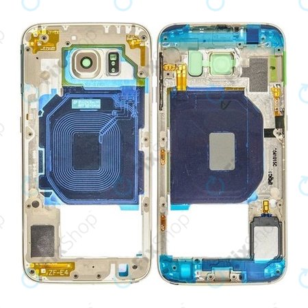 Samsung Galaxy S6 G920F - Cadre central (Or) - GH96-08583C Genuine Service Pack