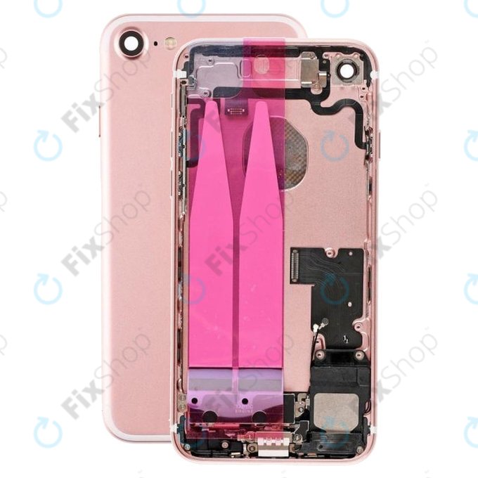 Apple iPhone 7 - Petites pièces du boîtier arrière (or rose)