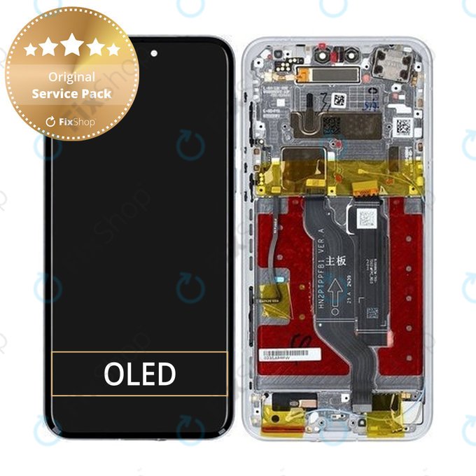 Honor Magic7 Pro - Écran LCD + Écran tactile + Cadre (Lunar Shadow Grey) - 0235AMRW Genuine Service Pack