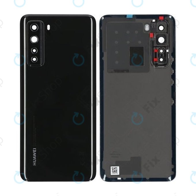 Huawei P40 Lite 5G - Cache batterie (Noir minuit) - 02353SMS