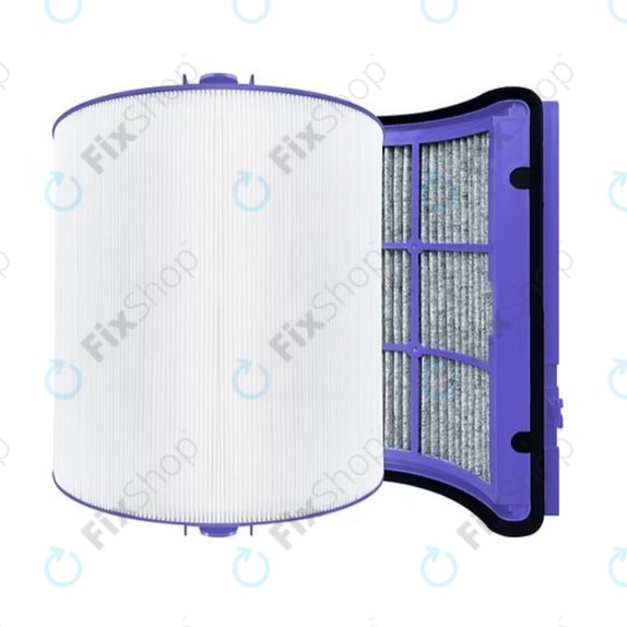 Dyson Purifier-series, Purifier humidifier-series, Hot and Cool Series 360° - Filtre HEPA (Charbon actif)
