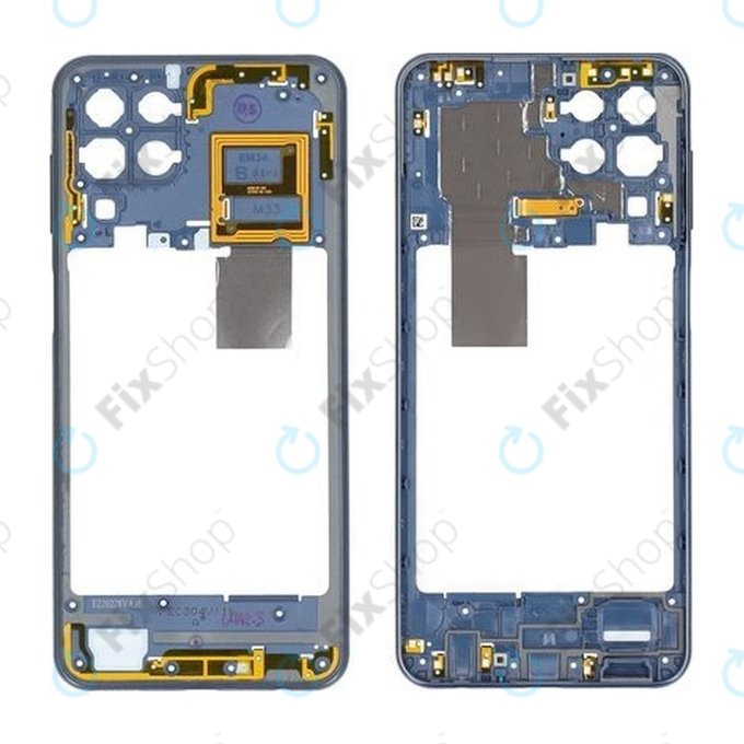 Samsung Galaxy M33 5G M336B - Cadre central (Bleu) - GH98-47410A Genuine Service Pack