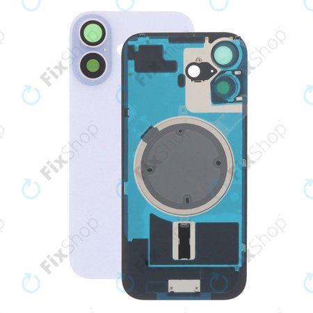 Apple iPhone 17 - Verre du boîtier arrière + Verre de la caméra + Cadre en métal + Aimant MagSafe (Lavender)