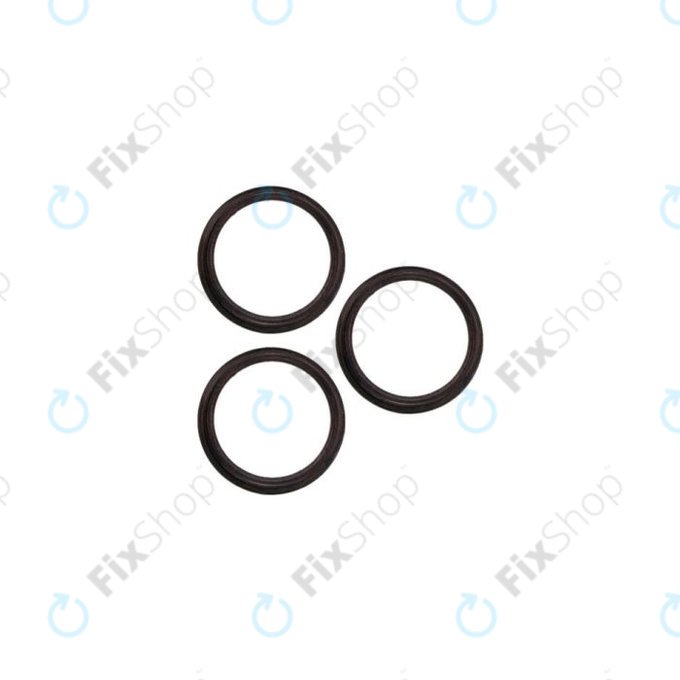 Apple iPhone 12 Pro - Cadre d'objectif de caméra arrière (Graphite) - 3pcs