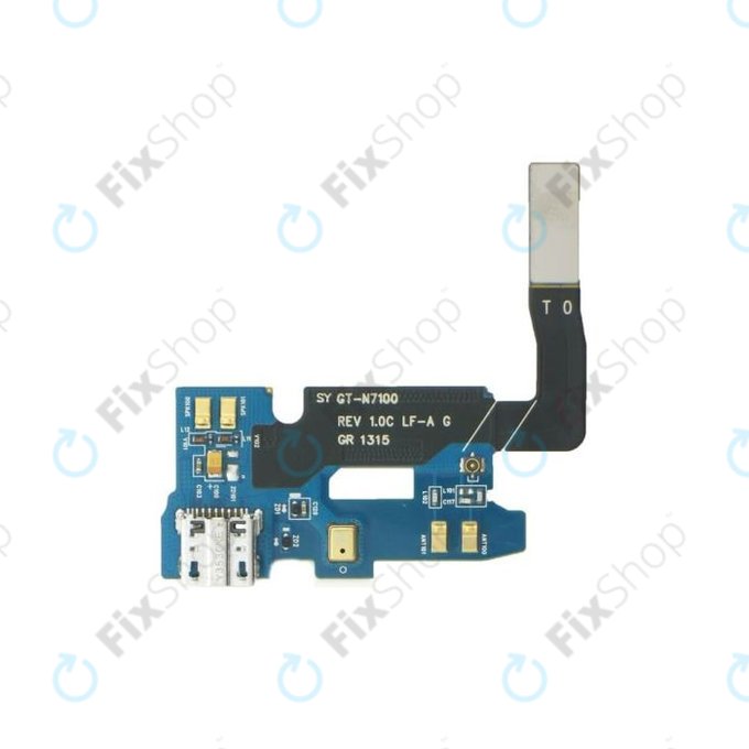Samsung Galaxy Note 2 N7100 - Connecteur de charge + Câble flexible Genuine Service Pack