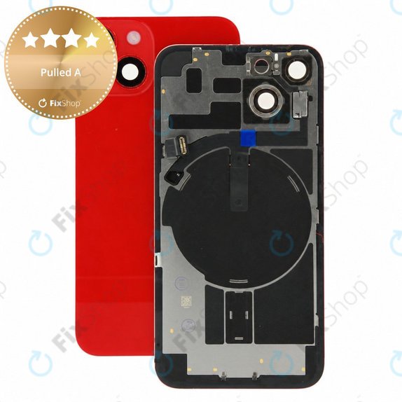 Verre de coque arrière pour iPhone 14, (PRODUCT)RED, Pulled A