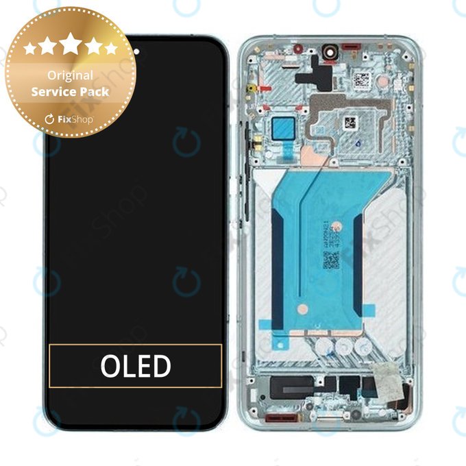 Xiaomi 14 23127PN0CC - Écran LCD + Ecran Tactile + Cadre (Jade Green) - 56000600N300 Genuine Service Pack