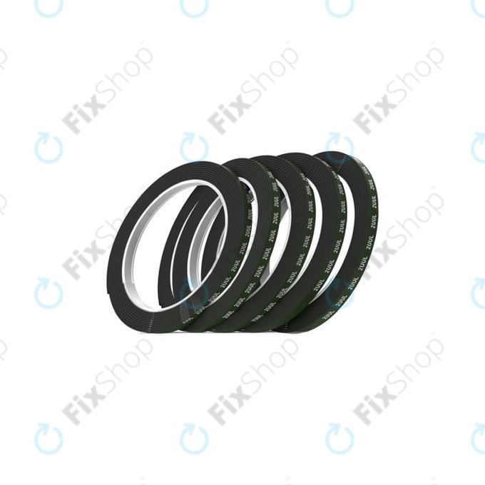 Ruban d’étanchéité en mousse pour cadre d’écran et vitre arrière, 2UUL CS02, (5mm, 5pcs)