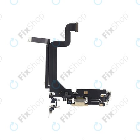 Apple iPhone 14 Pro Max - Connecteur de charge + Câble flexible (Or)