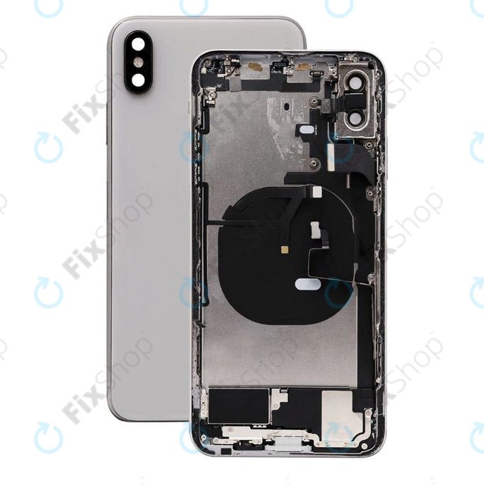 Apple iPhone XS Max - Petites pièces du boîtier arrière (argent)
