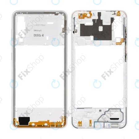 Samsung Galaxy A30s A307F - Cadre central (Prism Crush White) - GH98-44765D Genuine Service Pack