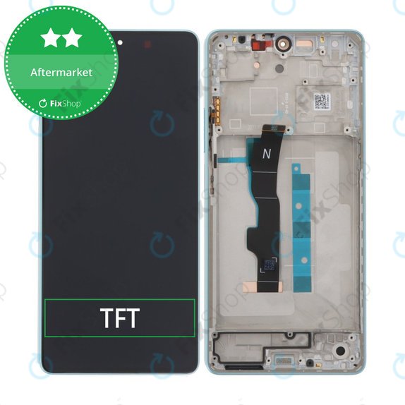 Xiaomi Redmi Note 13 5G 2312DRAABC - Écran LCD + Ecran Tactile + Cadre (Ocean Teal) TFT
