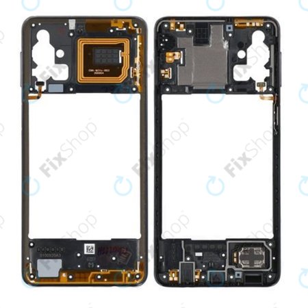 Samsung Galaxy M31s M317F - Cadre central (Noir Mirage) - GH97-25062A Genuine Service Pack