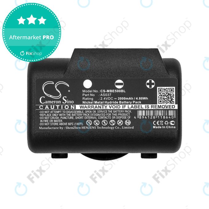 Batterie pour Imet BE5000, 2000mAh, Ni-MH, 2.4V, AS037, HQ