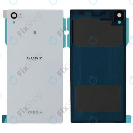 Sony Xperia Z1 L39H - Cache batterie avec antenne NFC (Blanc) - 1276-6950 Genuine Service Pack