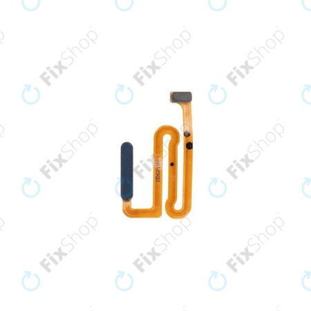 Samsung Galaxy M22 M225F - Capteur d'empreintes digitales + Câble flexible (Noir) - GH96-14541A Genuine Service Pack
