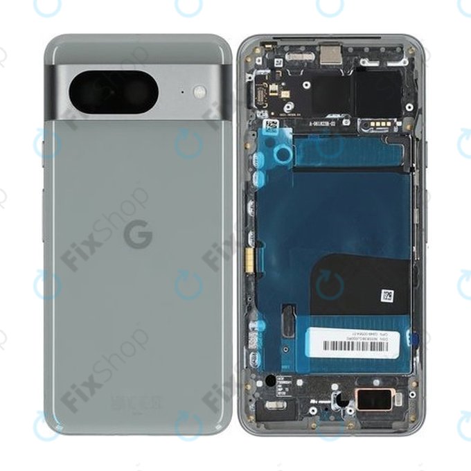 Google Pixel 8 GKWS6 G9BQD - Cache batterie (Hazel) - G949-00564-01 Genuine Service Pack