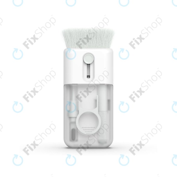 Kit de brosses multifonctions avec chiffon et extracteur de clés 6 en 1