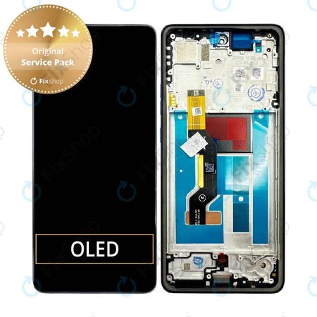 Écran pour Motorola Moto G86 5G, tactile avec cadre, Spellbound, 5D68C30474, Genuine Service Pack