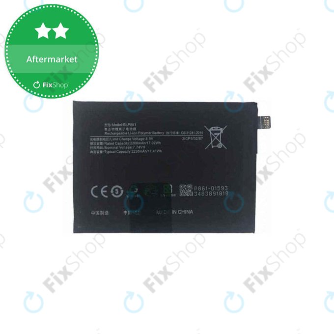 OnePlus Nord 2T CPH2399 CPH2401 - Batterie 4500mAh