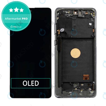 Samsung Galaxy Note 10 Lite N770F - Écran LCD + Écran tactile + Cadre (Aura Black) OLED