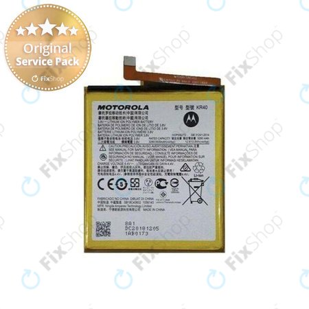 Motorola Moto One Action XT2013 - Batterie KR40 3500mAh - SB18C43601, SB18C43602 Genuine Service Pack