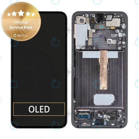 Samsung Galaxy S22 Plus S906B - Écran LCD + Écran Tactile + Cadre (Noir Phantom) - GH82-27500A, GH82-27501A Genuine Service Pack