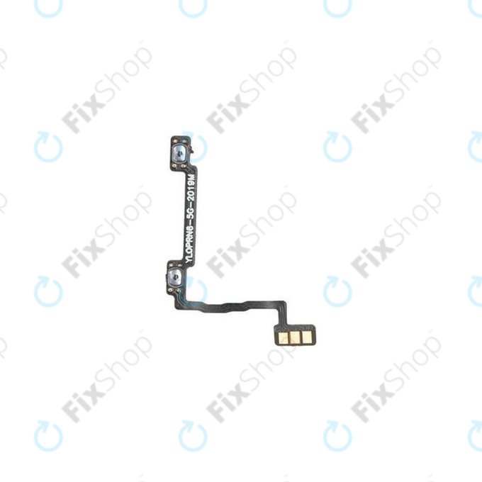Oppo Reno 6 Pro - Bouton de volume par câble flexible - 4907760 Genuine Service Pack